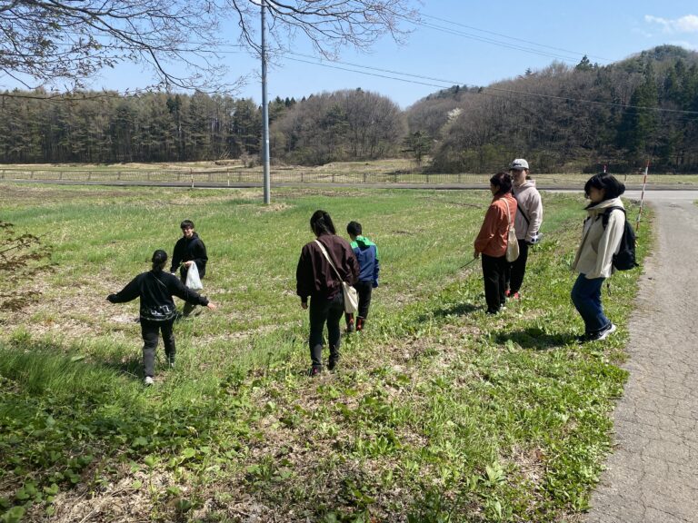 お花見×山菜収穫体験 in湊町を開催しました！